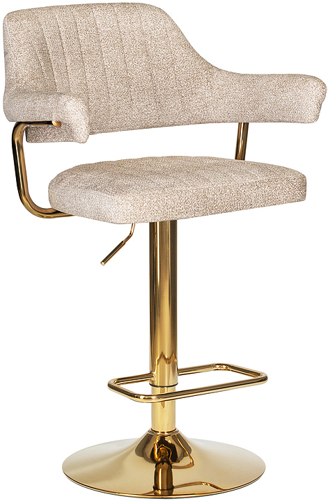 Стул барный DOBRIN 5019-LM-N CHARLY GOLD (бежевый твид) 2 шт.