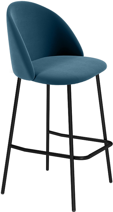 Стул барный Sheffilton SHT-ST35/S29 тихий океан / черный муар