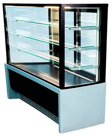 Витрина кондитерская CLSY LUXE Showcase 1,3 1370х650х1300 мм техно (черно-серый)