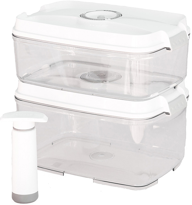 Набор вакуумных контейнеров Status VAC-REC-Duet белый