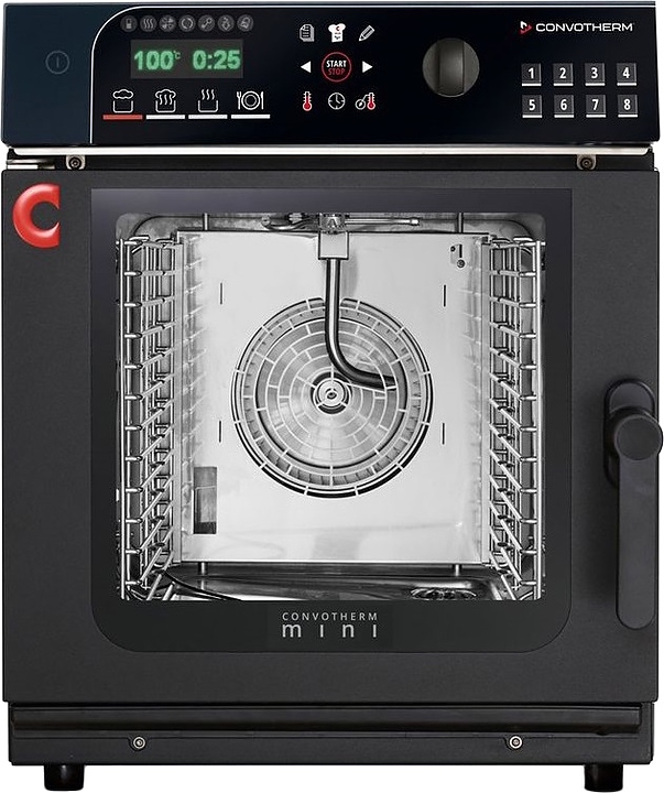 Пароконвектомат Convotherm Mini Standard 6.06 Black левосторонняя дверь