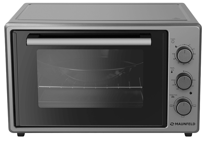 Мини-печь Maunfeld MMO-373MGR01 37 л 1400 Вт 515х425х325 мм серый, настольная