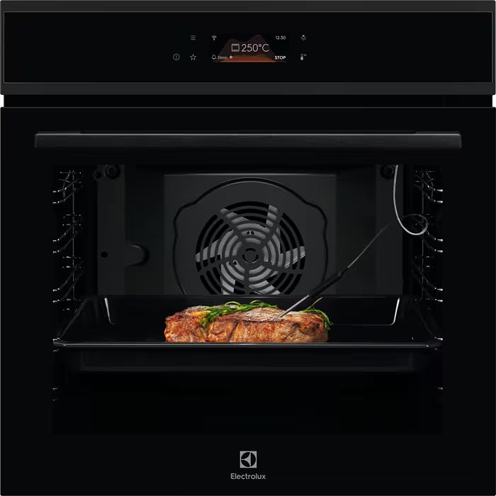 Духовой шкаф с пиролизом Electrolux EOE8P39H черный / стекло