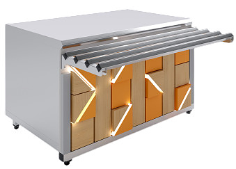 Прилавок нейтральный Luxstahl ПН-1200 Premium Junior (Джуниор)