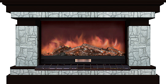 Камин Glenrich Брайтон P 86 Старый город №6 венге