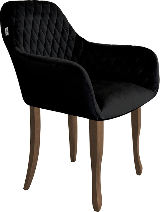 Стул Sheffilton SHT-ST38/S122 ночное затмение / темный орех / черный