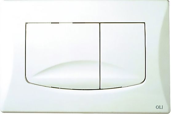 Кнопка смыва OLI RIVER 638501, белая