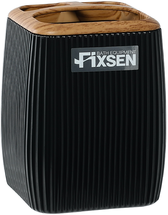 Стакан Fixsen Black Wood FX-401-3 черный