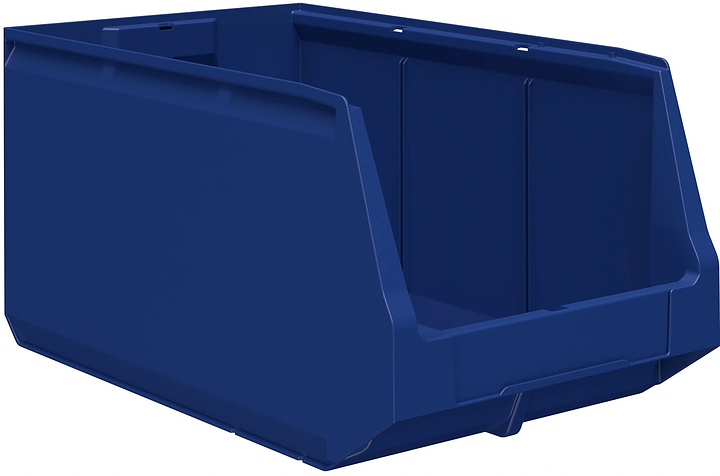 Контейнер iPlast Logic Store LS-5325 N2 500х300х250 мм с отверстиями для перегородок, синий