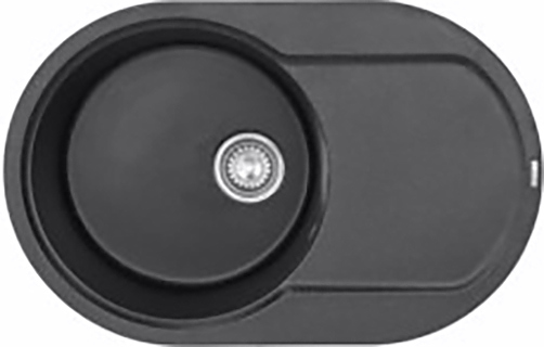 Мойка кухонная Kaiser KMM-7850 BS черная с белой крошкой