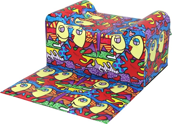 Детское сиденье парикмахерское Manzano Bambini Aqua