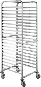 Тележка-шпилька для противней CSS LR-15L 15 уровней 600х400 мм (нерж. сталь)