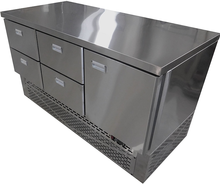 Стол холодильный ЦМИ СХП-1Д+2Я+2Я-148/70