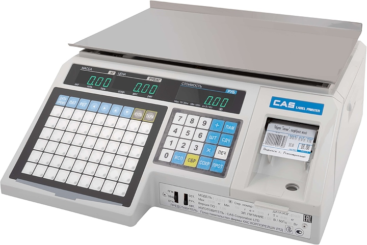 Весы торговые CAS LP-30 (v1.6)
