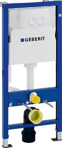 Система инсталляции для подвесного унитаза Geberit Duofix 458.134.21.1 с панелью смыва Delta 21 хром