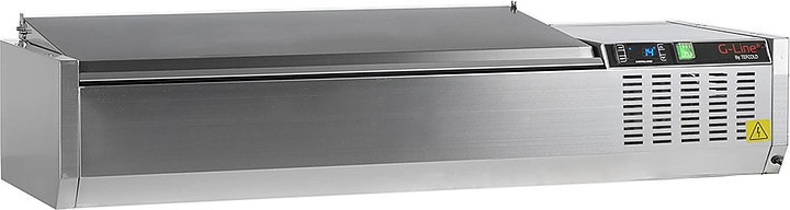 Витрина холодильная для ингредиентов TEFCOLD GVC33-120 S/S