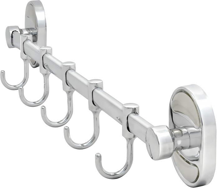 Кронштейн настенный Puff Solinne 16215 Modern 5 крючков (металл) хром