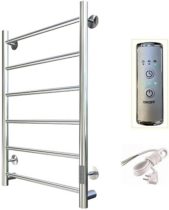 Полотенцесушитель электрический Тругор Аспект Пэк сп 1 80х50 см, хром