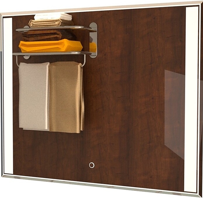 Зеркало Mixline Бон 100х80 см со светодиодной подсветкой и сенсорным выключателем