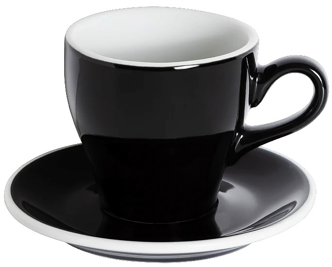 Чашка Loveramics Tulip Coffe Cup Latte C087-03BBK 280 мл, черный (black)