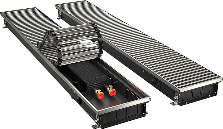 Конвектор внутрипольный Royal Thermo ATRIUM-75/200/2200-DG-U-NA