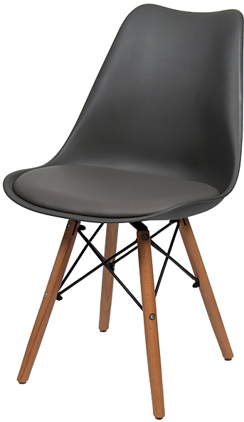 Стул BentWood Eames S/EMS темно-серый