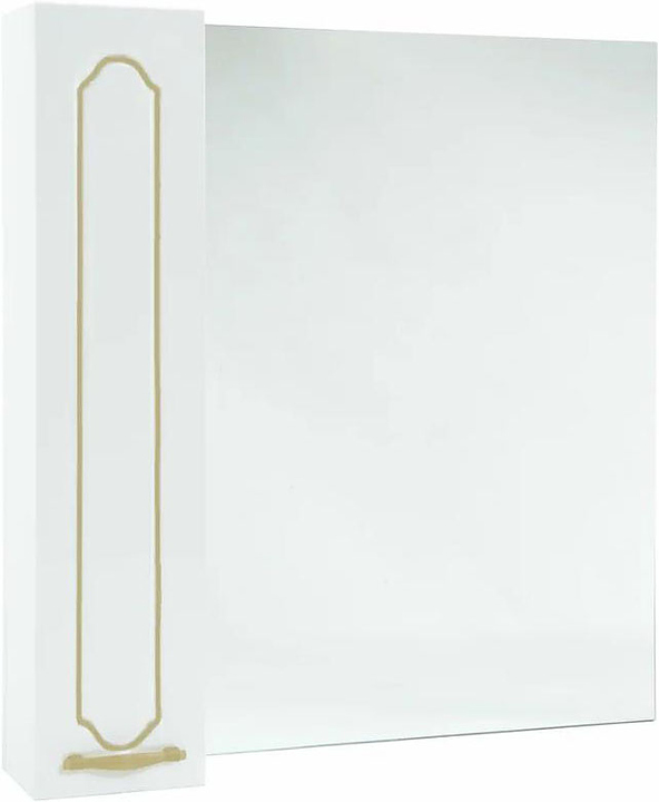 Зеркало Bellezza Тиффани 75 L левое, патина золото