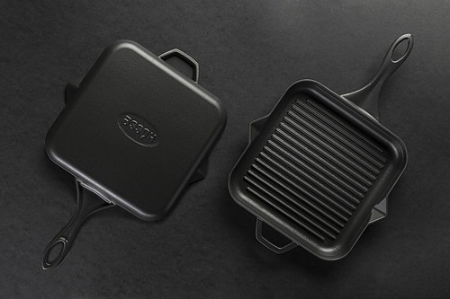 Сковорода-гриль квадратная Hosse HS K GTV 2828 BLACK MAT 28х28 см черная матовая