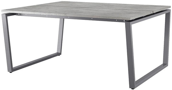 Стол офисный КОБОР OTR/2-120/120 graphite/chicago