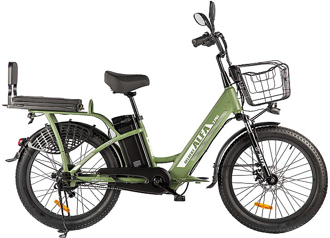 Электровелосипед GELBERT ALFA 3 PRO зеленый