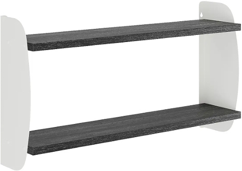 Полка КОБОР S2-80/20 white/wood