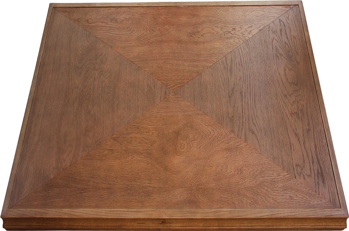 Столешница Sheffilton SHT-ТT 80/80 (МДФ / дуб / шпон «конверт») квадратная коричневый дуб