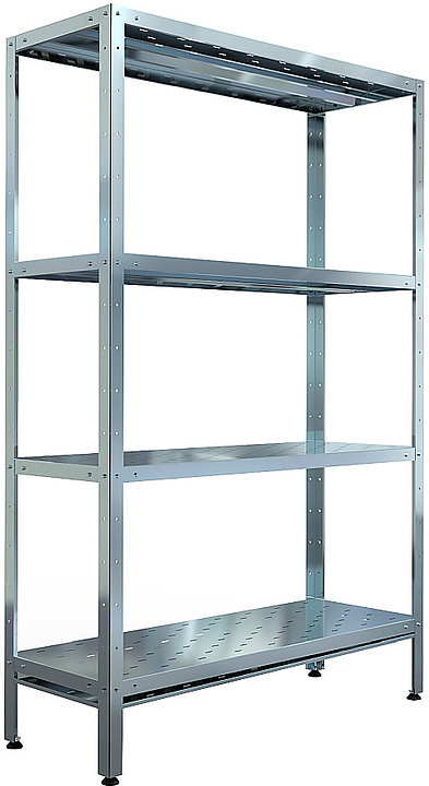 Стеллаж кухонный Assum СТПП-С-13/4 130х400х180 см