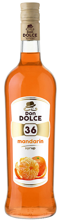 Сироп Don Dolce 75163 Мандарин 1 л (бутылка стекло)