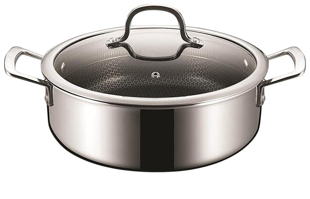 Кастрюля P.L. Proff Cuisine New Kitchen Grid 81280240 4 л 26х8 см нержавеющая сталь, индукция