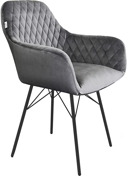 Стул Sheffilton SHT-ST38/S64 угольно-серый / чёрный муар