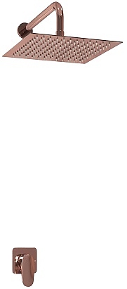 Встраиваемый комплект для душа Wasserkraft Asphe 7700 A7751.338.329 золото розовое