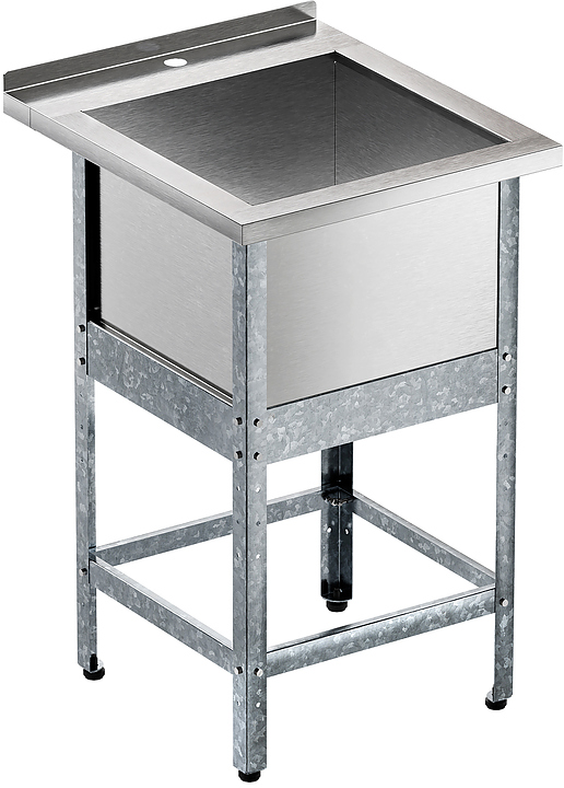 Ванна моечная Мебель Фронт Бизнес ВМБ 530/1 с бортом