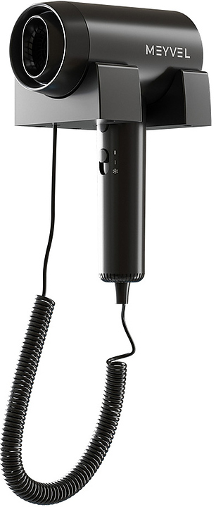 Фен настенный MEYVEL MF10-1600 черный