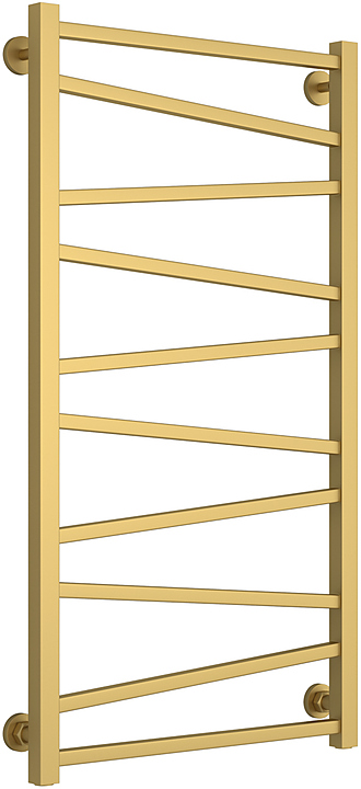 Полотенцесушитель водяной Сунержа Сирокко 100x50 см матовое золото