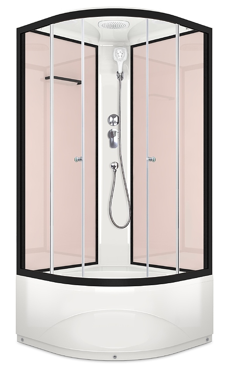 Душевая кабина Domani-Spa Delight 88 high DS01D88HPcCl00 80х80 см