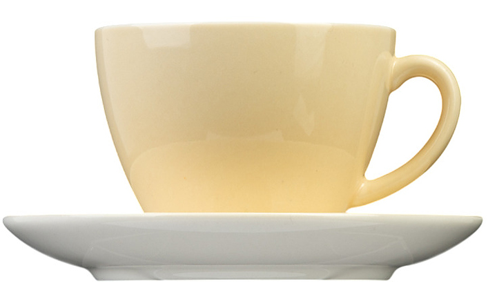 Чайная пара Китай Corone Gusto 4613/4615 200 мл, кремовый