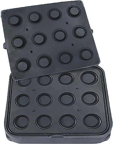 Форма для тарталетницы Kocateq DHTartmatic Plate 46 (315х365)