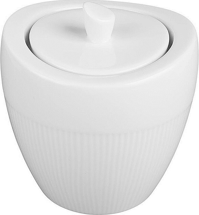 Сахарница Noble Neo Silk 306801А 260 мл d=8,5 см h=9 см (фарфор) белая