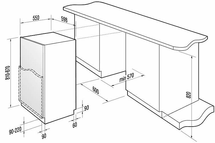 Встраиваемая посудомоечная машина Gorenje GV 63320