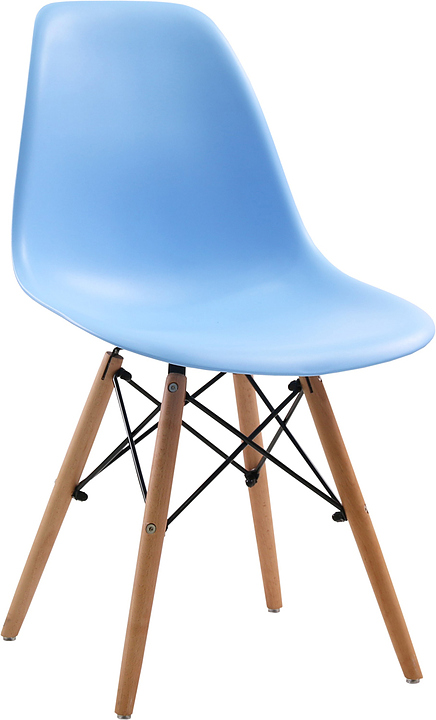 Стул Eames Wood голубой