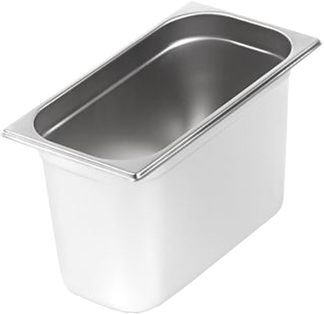 Гастроемкость Luxstahl 1/3х8'' GN 1/3-200 (327х176х200) нерж. сталь