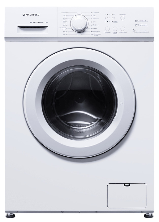 Стиральная машина Maunfeld MFWM127WH051 1750 Вт 7 кг 1200 об/мин белый
