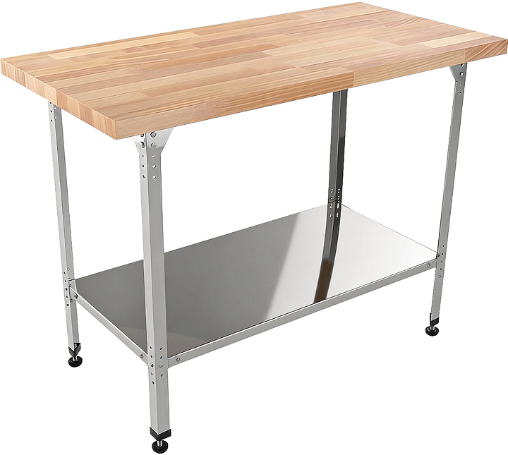 Стол кондитерский Мебель Фронт Профи СКПП 1100x500x860 мм, полка сплошная, береза