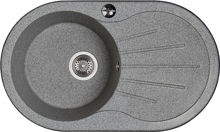 Кухонная мойка AQUATON Паола 1A714032PA230 серый